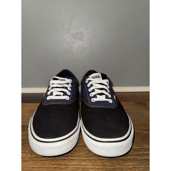 Vans off the Wall 721356 Lace Up Low Top Black & Blue Skate Shoes Size 11 - Picture 6 of 11